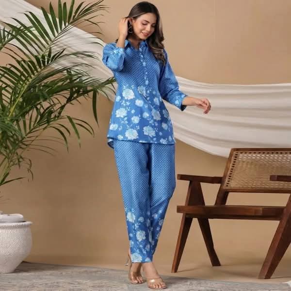 Floral Breeze Co-Ords Set Style comfort 1835