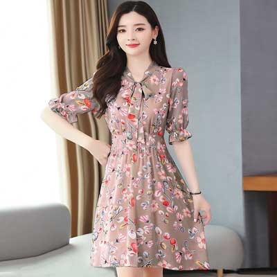Exclusive Stylish China Model Screen Print Short Kurti, Deep Brown Icon +880 1974877707