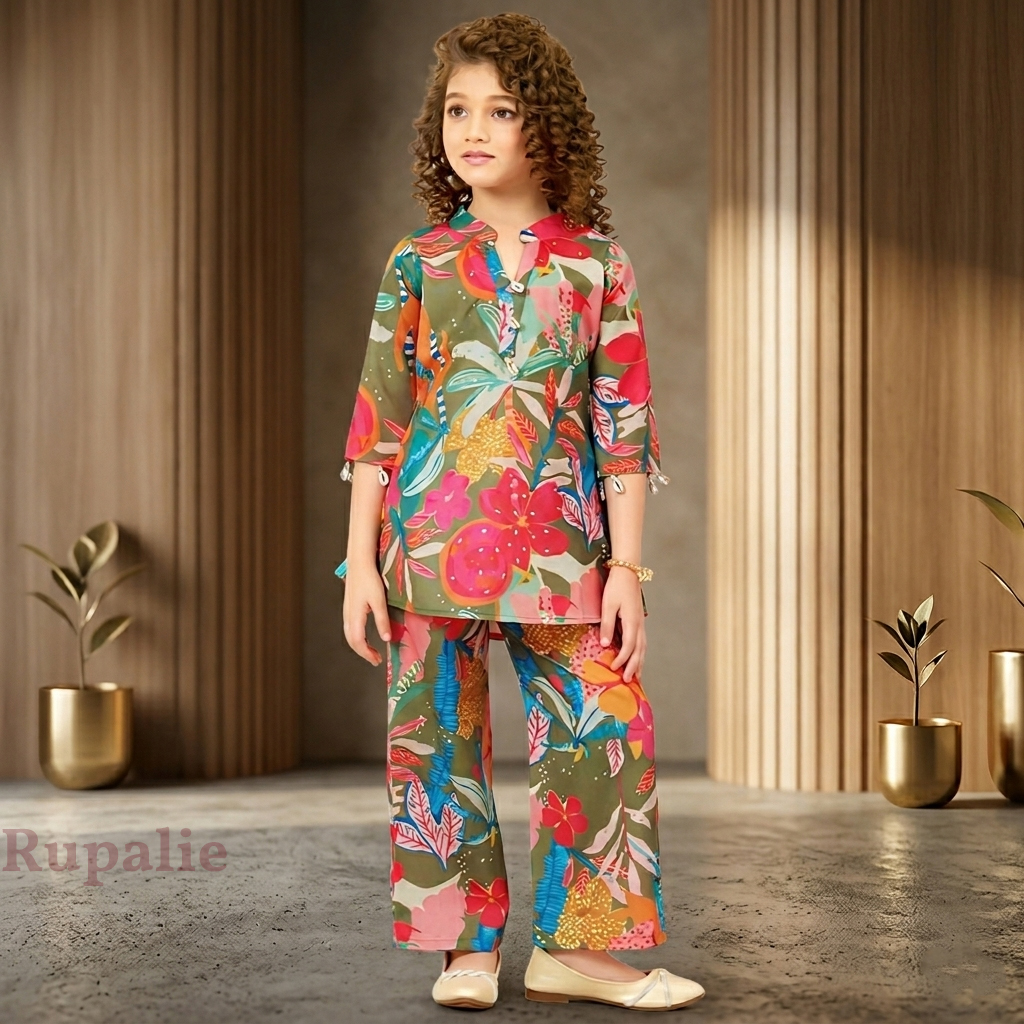 beautiful trending Dress Kids Girls Co Ords Sets 1961