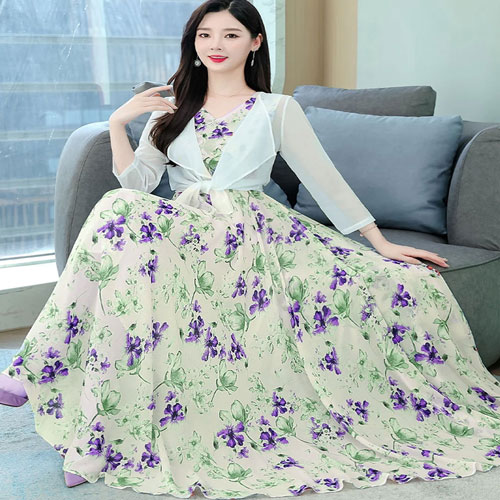 Stylish Elegant Sleeveless Floor Torch Long Gown Koti Style Long Kurti 1572