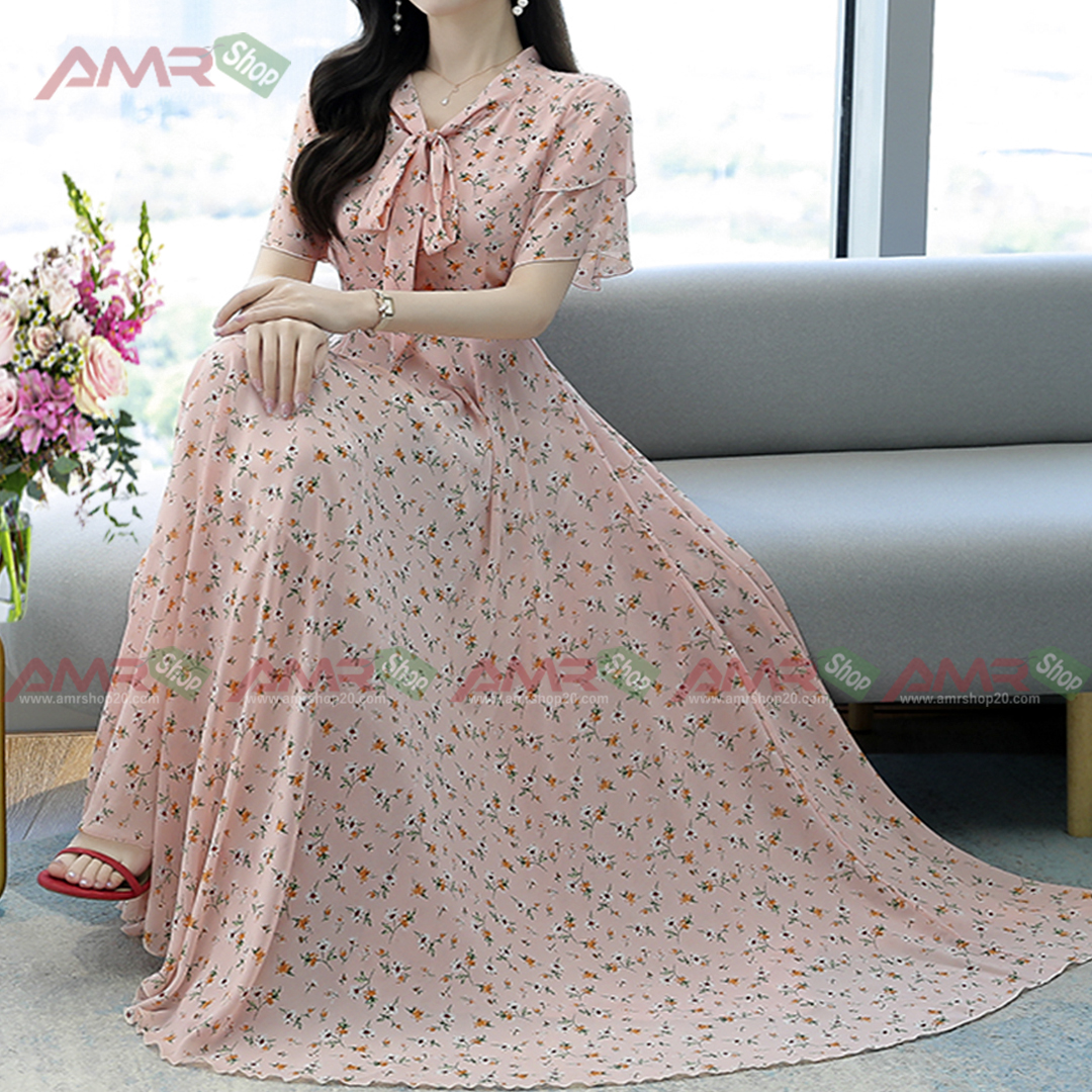 Short Sleeve Long Kurti Purple Color 3D Screen Print 24915