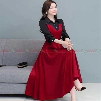 New Arrival Exclusive China Model Stylish Long Shirt Maroon Color 1801